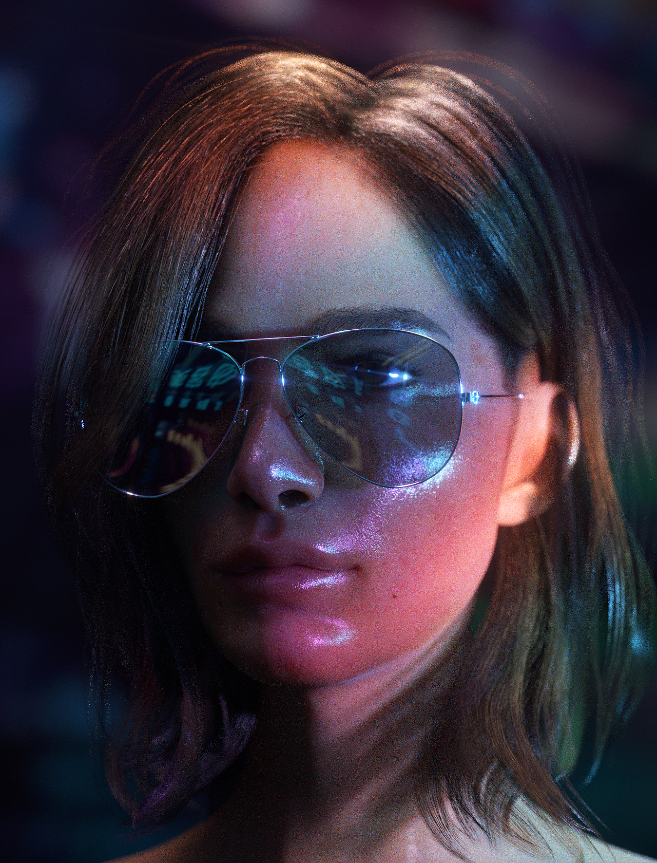 油性皮肤女孩渲染（图ZMjQ3OTcyOTQw） - 人物/生物 - 站酷设计师搞啥三维原创素材 - 站酷ZCOOL