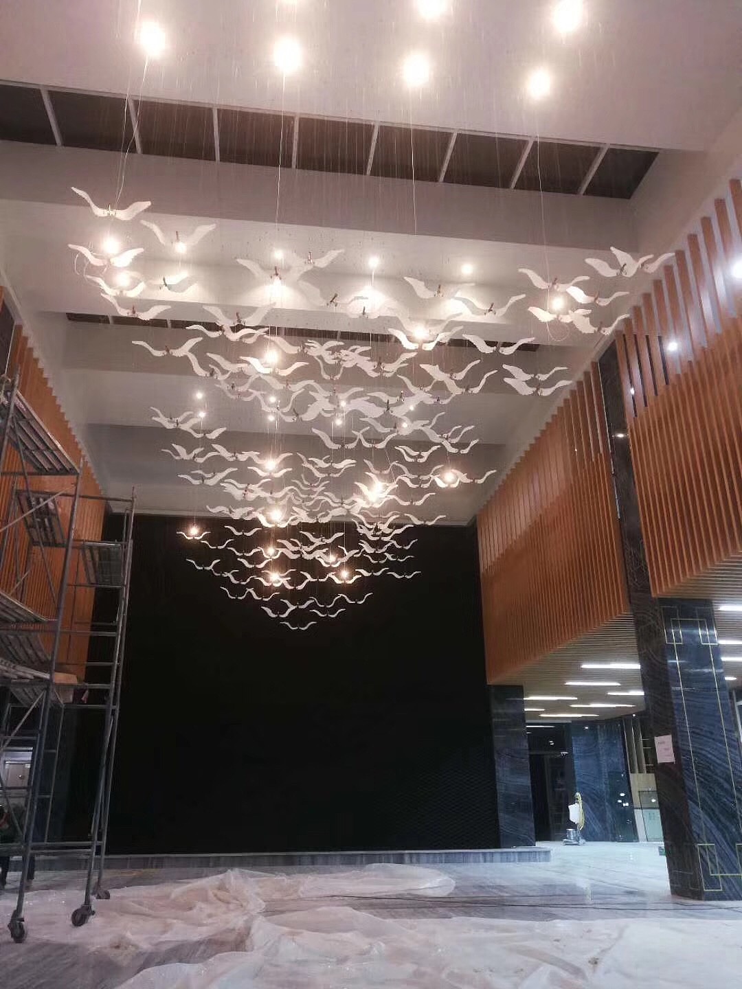 酒店大堂大盘灯设计制作