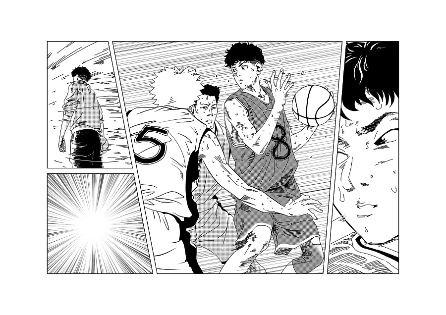 《篮球·basketball》原创青春校园漫画 第四弹!