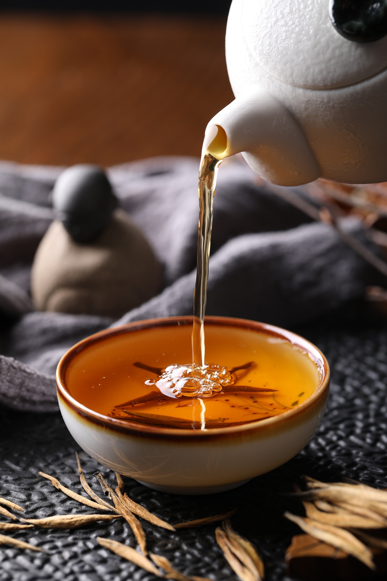 商业拍摄 茶叶 红茶 金针