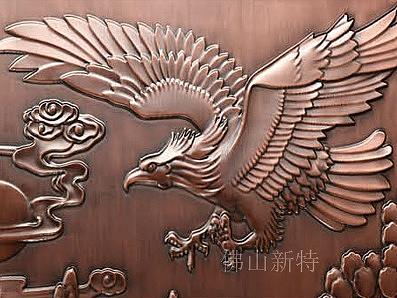 精雕细刻铝艺壁画安装在酒店别墅更显大气