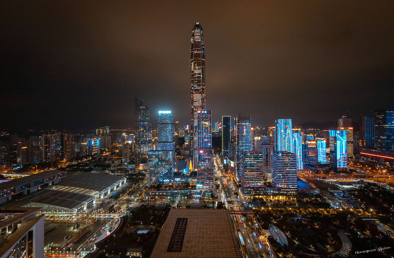 深圳平安大厦灯光秀（图ZMTk5MzQ1NTAw） - 环境/建筑摄影 - 站酷设计师廖和乐原创素材 - 站酷ZCOOL