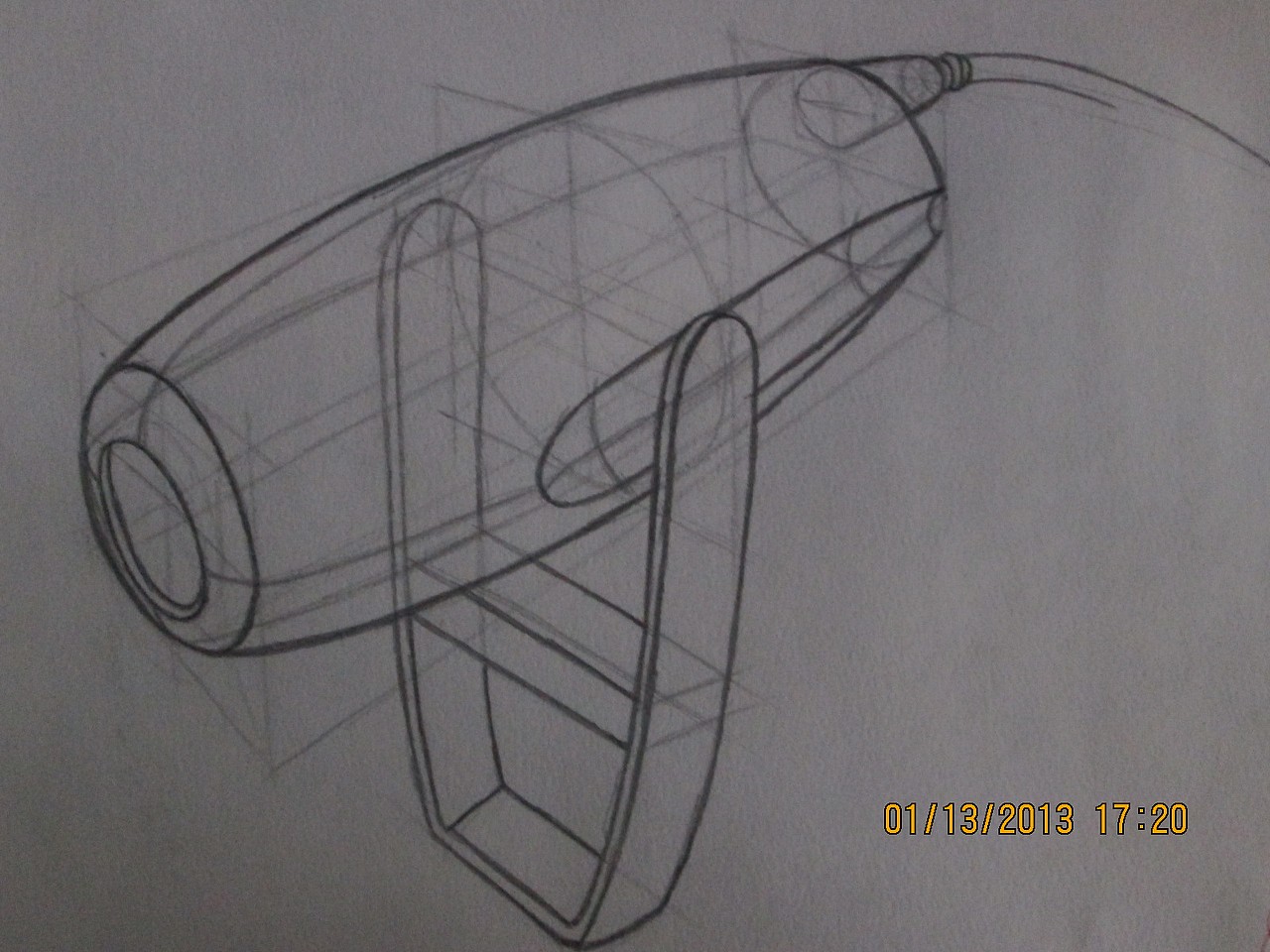 最近一段时间画的产品素描望指教