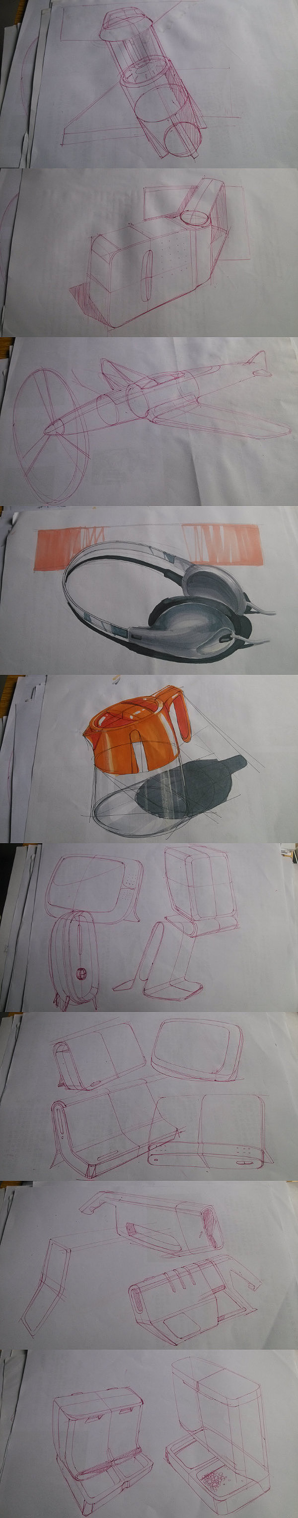 工业设计 设计表达 草图练习（图ZMTQxNDU5ODg=） - 生活用品 - 站酷设计师怪ka然原创素材 - 站酷ZCOOL