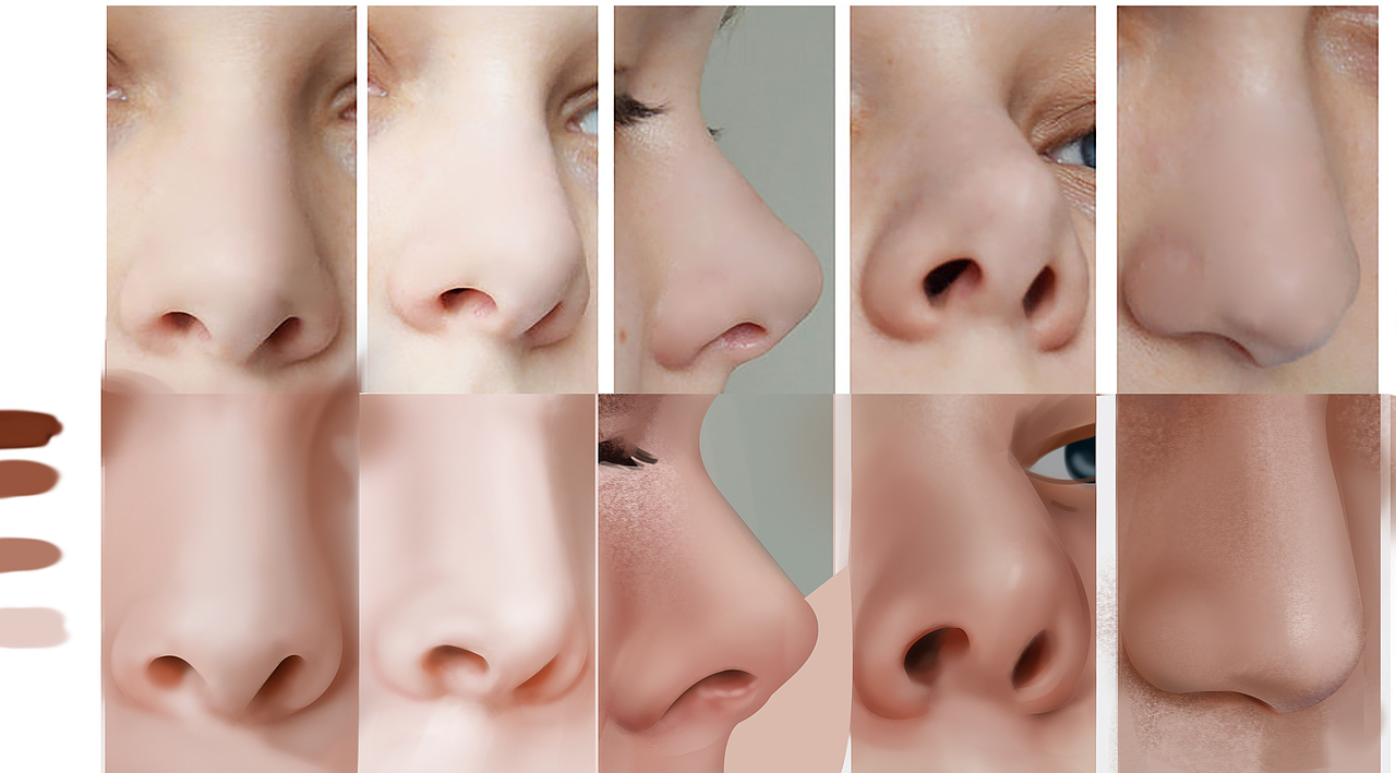 鼻子|插画|艺术插画|这个青年有点2_临摹作品-站酷zcool