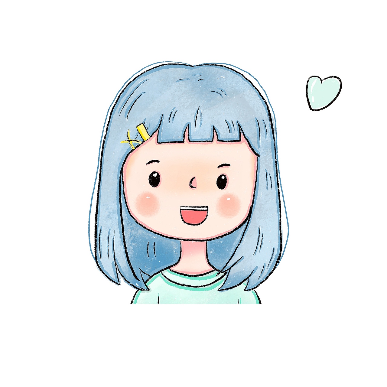 女生可爱头像:简简单单 可可爱爱