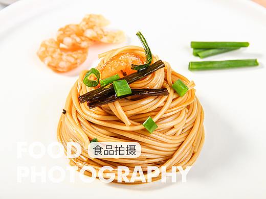 葱油拌面拍摄