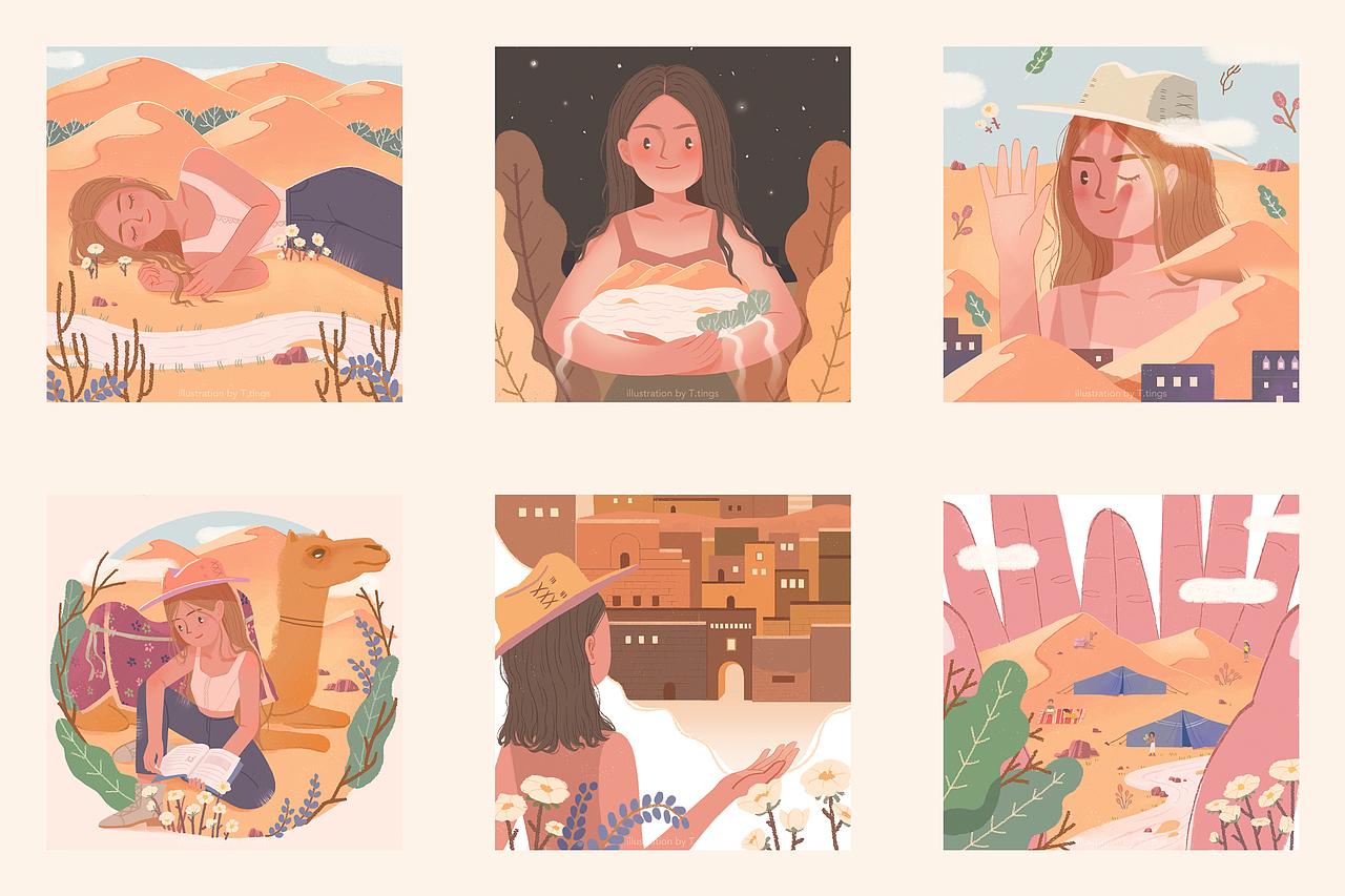 沙漠（图ZMjAyMTc1MzY4） - 创作习作 - 站酷设计师小耳朵_ting原创素材 - 站酷ZCOOL