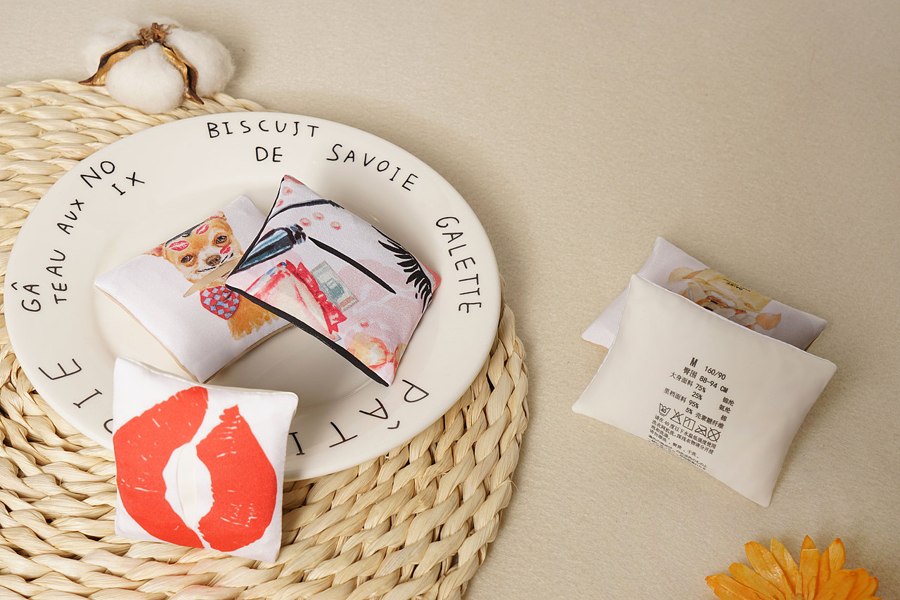 女士口袋内裤产品静物拍摄