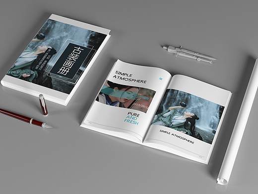 古風(fēng)畫冊(cè)（個(gè)人主頁(yè)-ZNTMyMTEwNDA=） - 書籍/畫冊(cè) - 站酷設(shè)計(jì)師檸檬鴨原創(chuàng)素材 - 站酷ZCOOL