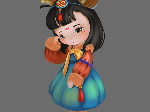 q版小人（个人主页-ZMTMxMTA0MjA=） - 创作习作 - 站酷设计师蛋花拉面原创素材 - 站酷ZCOOL