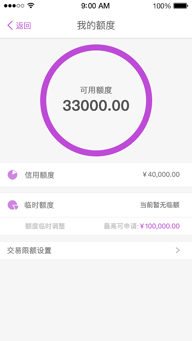 光大阳光惠生活app－额度临时调整功能（图ZMTA3MjcxMTg0） - APP界面 - 站酷设计师设计师ping原创素材 - 站酷ZCOOL