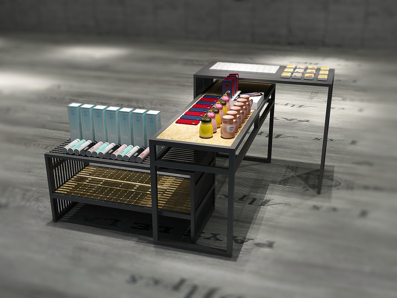 数码潮品展示柜