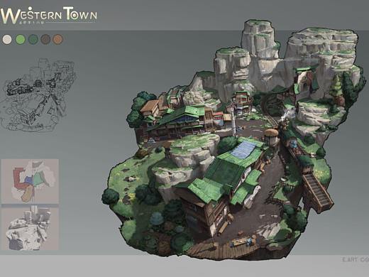 沙盤和單體（個人主頁-ZNTY5NDQyMDQ=） - 繪畫 - 站酷設(shè)計師烏龍茶2s原創(chuàng)素材 - 站酷ZCOOL