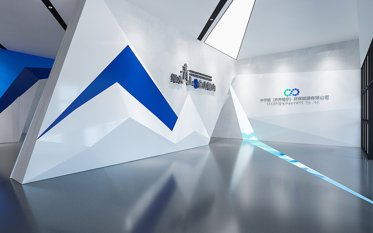 企业展厅（图ZMjQ5ODUwNTQ4） - 展陈设计 - 站酷设计师像素互动原创素材 - 站酷ZCOOL