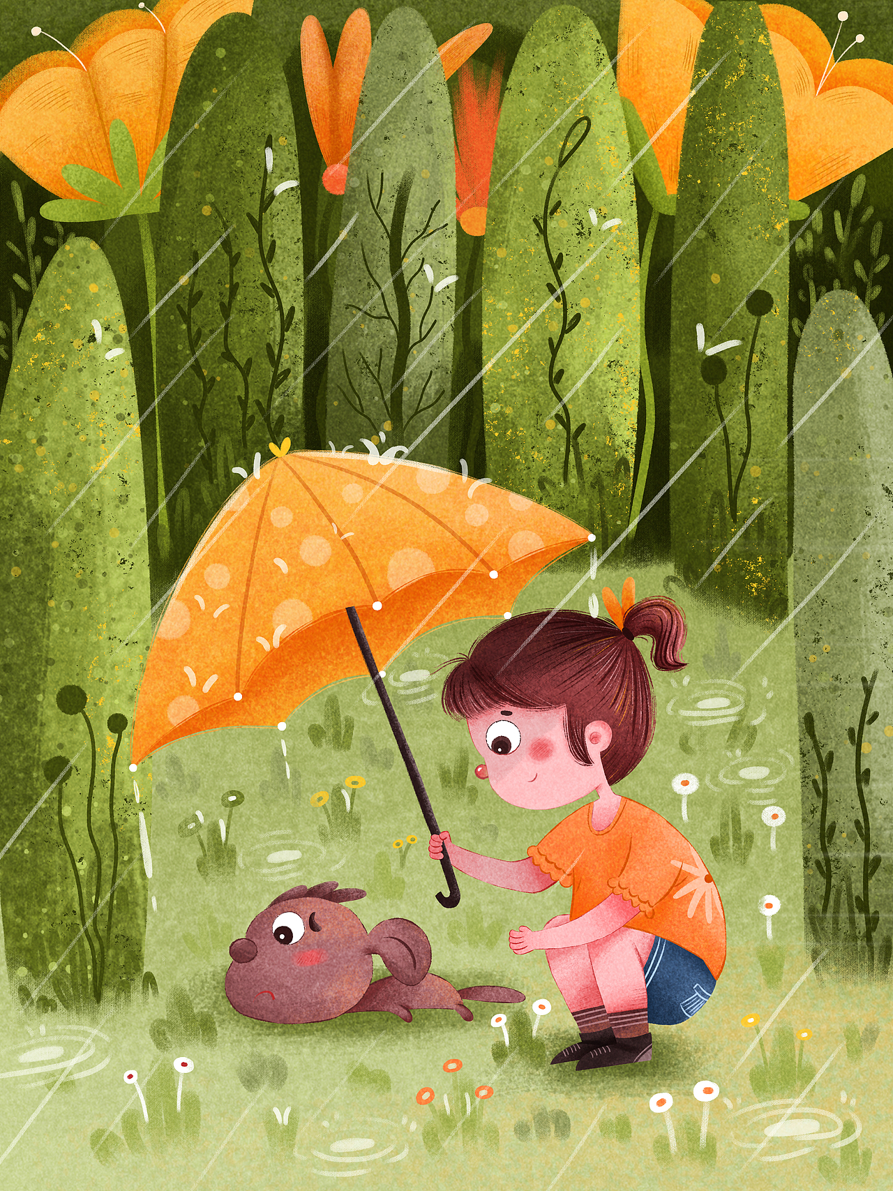 一年四季之春夏秋冬（图ZMjg5NDQyMTU2） - 儿童插画 - 站酷设计师五月青原创素材 - 站酷ZCOOL