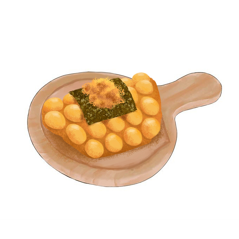 手绘鸡蛋仔_不一样的卡卡-站酷zcool