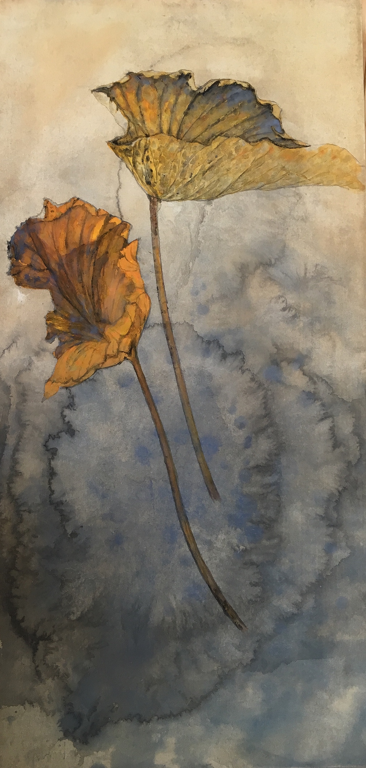 岩彩画，矿物质色，麻纸。（图ZMTY2NDAxMDAw） - 绘画 - 站酷设计师汪恩波岩彩绘画原创素材 - 站酷ZCOOL