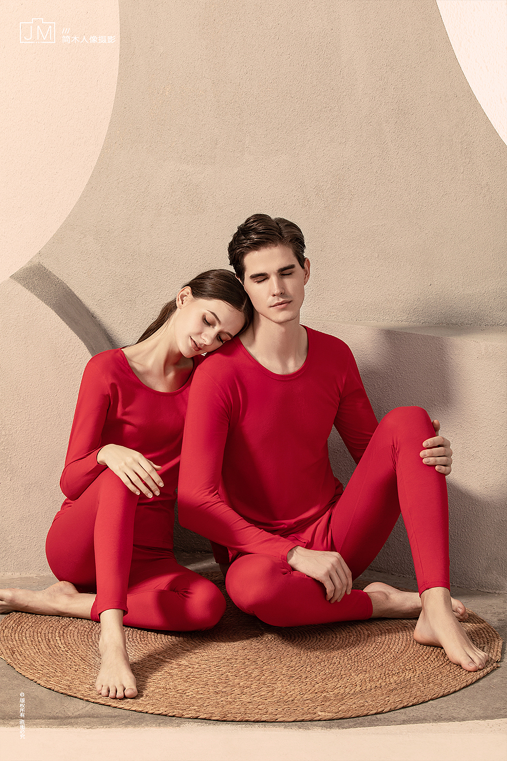 保暖内衣平面摄影丨简木视觉 × 内衣秋衣睡衣 人像摄影