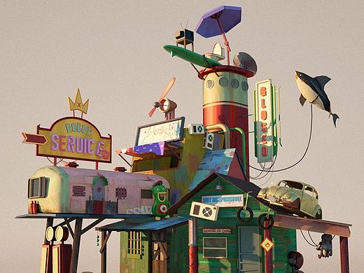 C4D-ROBOT CITY 机器城