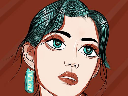 人物手绘（个人主页-ZNDcyNzUzMjg=） - 艺术插画 - 站酷设计师爱斯欧迪密原创素材 - 站酷ZCOOL