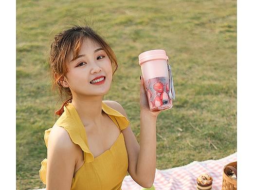 双色果汁杯