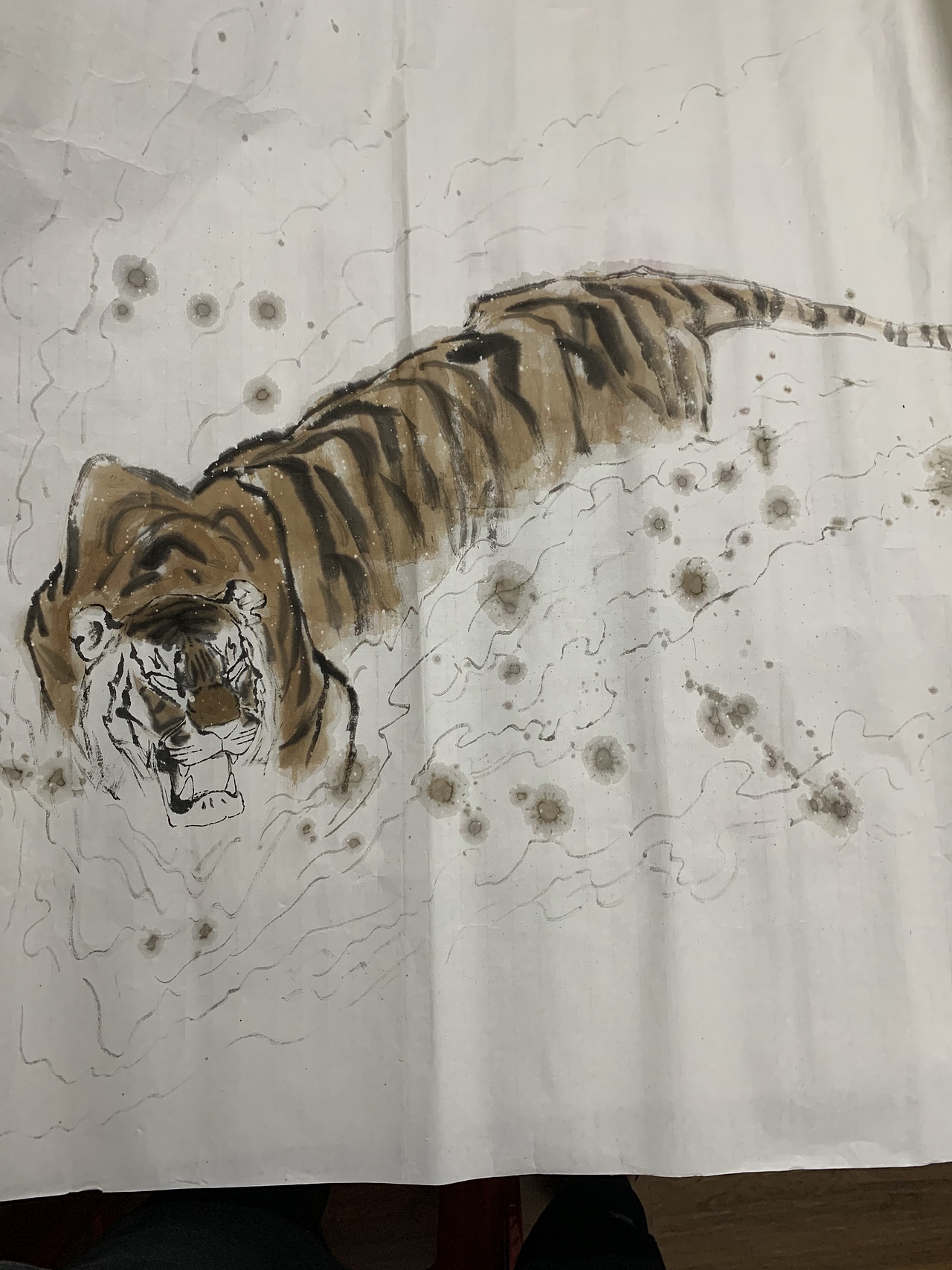 【国画】虎年画虎，步骤分享（图ZMjg3NjQxNzcy） - 绘画 - 站酷设计师冷梵原创素材 - 站酷ZCOOL