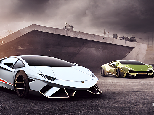 #AI创作实验室#未来概念兰博基尼（个人主页-ZNjI4NDE0OTY=） - AI作品 - 站酷设计师Z543754527原创素材 - 站酷ZCOOL