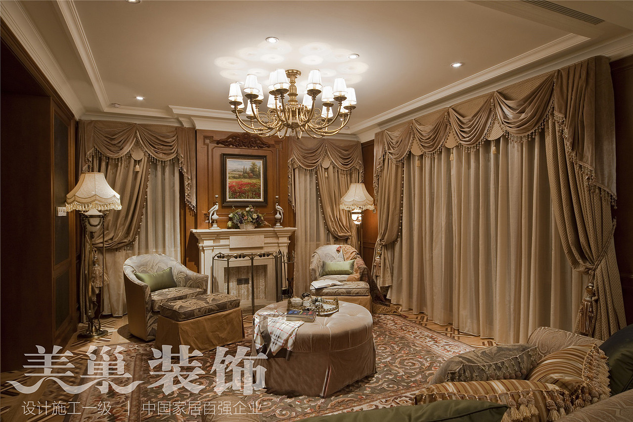 济南天马相城 | 怀旧复古美式古典风格设计