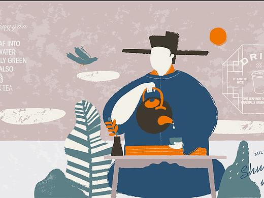 有空案例｜“水青颜” 新中式奶茶 全案打造