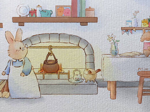 涂鴉打卡 溫暖的冬日（個(gè)人主頁-ZNzA4ODY3ODg=） - 兒童插畫 - 站酷設(shè)計(jì)師MT小饅頭原創(chuàng)素材 - 站酷ZCOOL