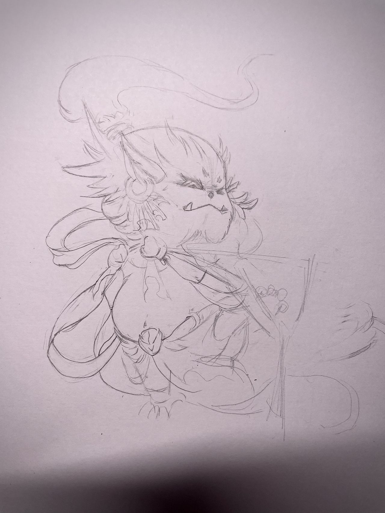 临摹插画_杉泽q系山海经