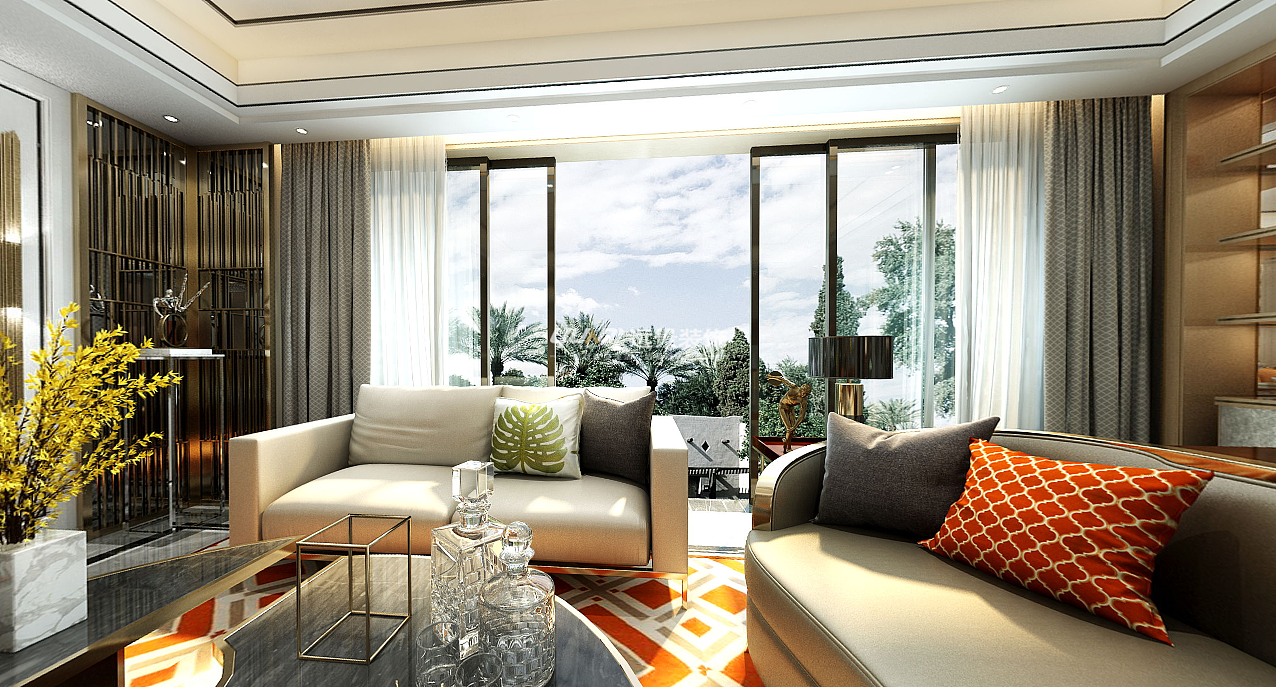 重庆金科城-现代风格装修设计案例参考（图ZMTExMzgwMzMy） - 家装设计 - 站酷设计师子平设计home原创素材 - 站酷ZCOOL