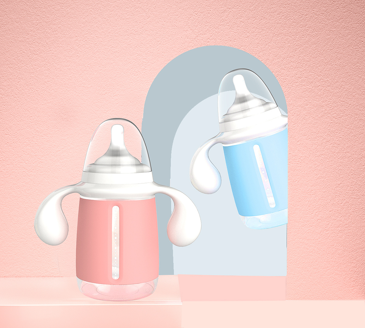 批发儿童硅胶奶瓶 大口径硅胶耐摔奶瓶 宝妈 婴儿奶瓶-阿里巴巴