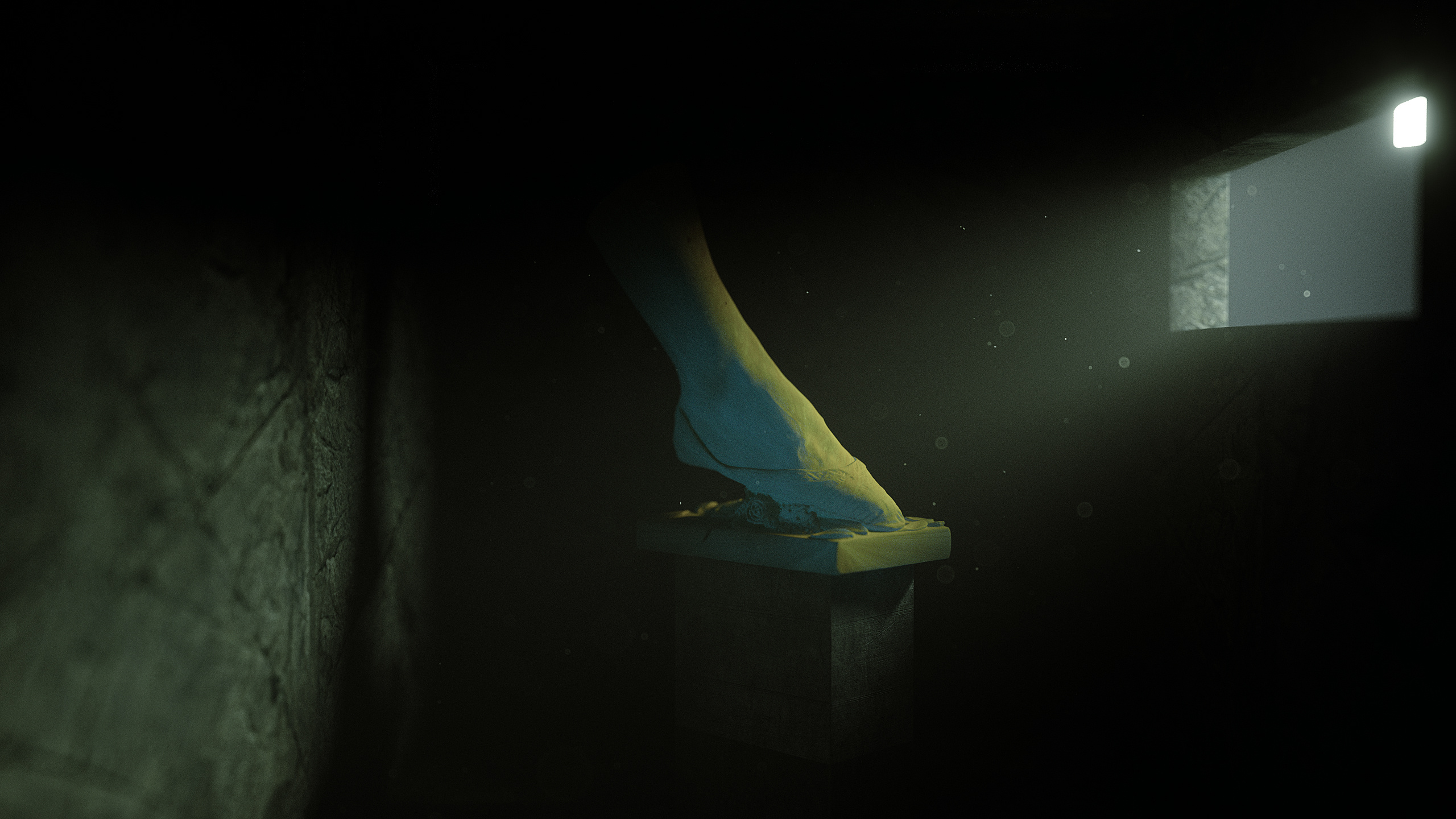 光照下的灰尘感