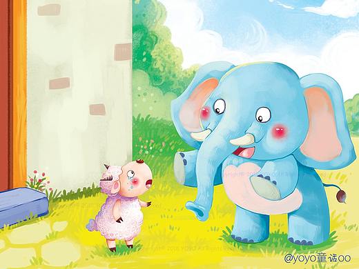 线偶动一动小绘本智斗大灰狼