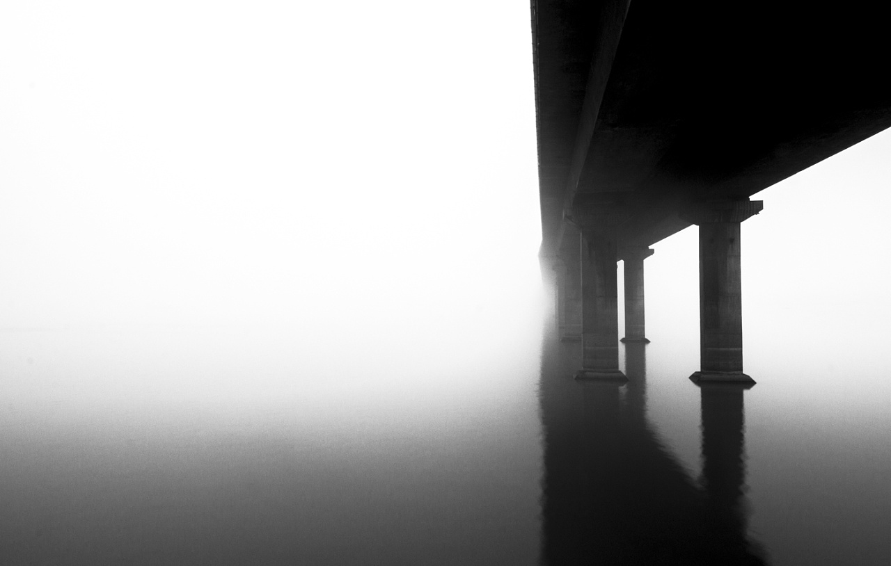 雾 晨拍 迷雾中的城市-长沙