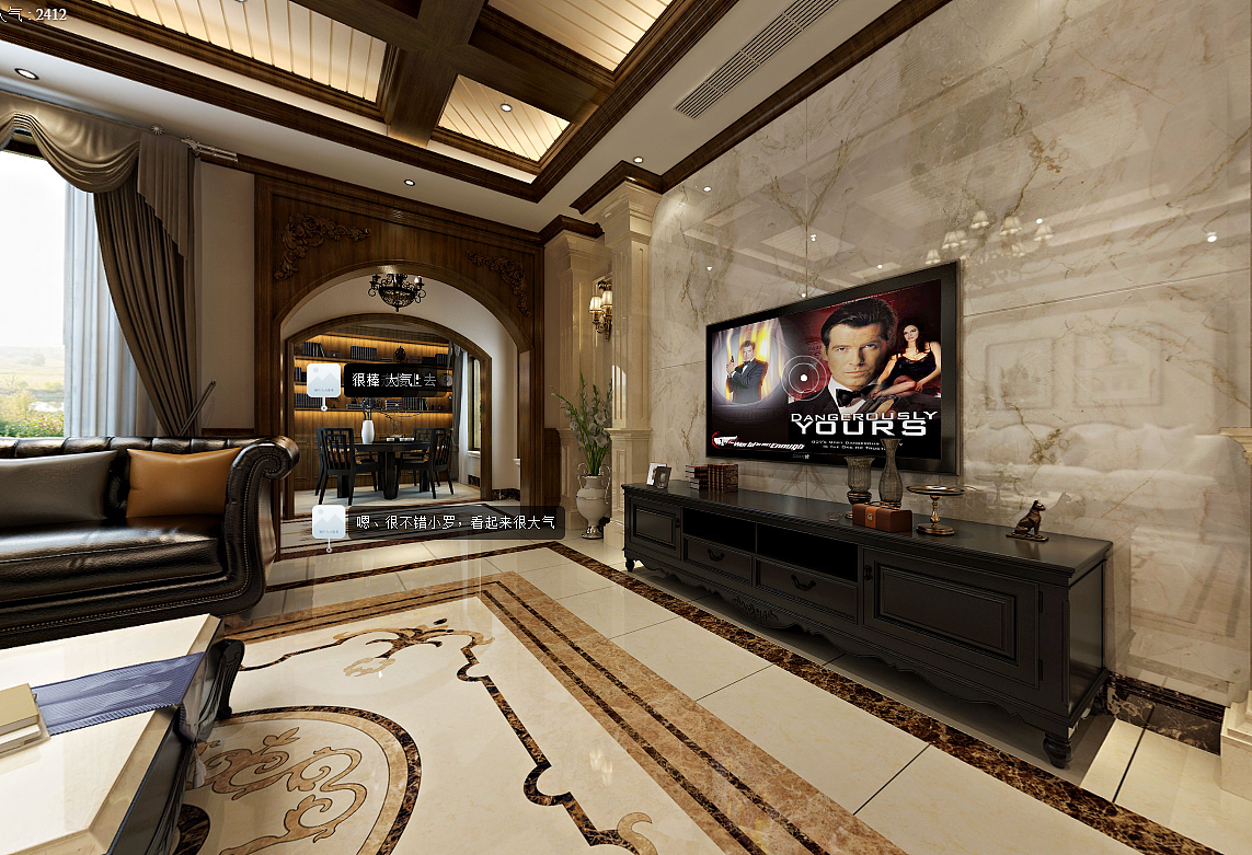 重庆中央金科御园别墅装修设计效果图-重庆别墅装修