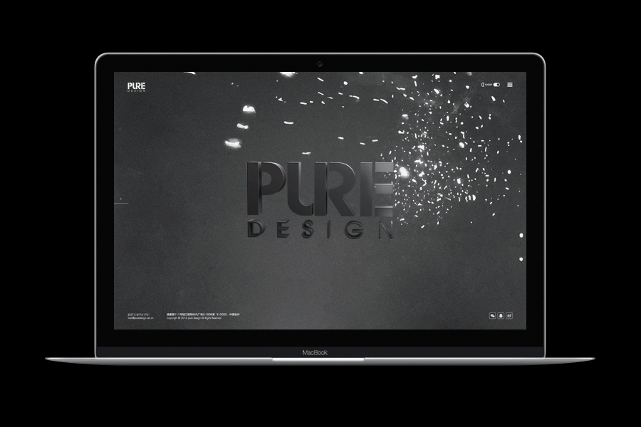PURE design官网设计(图ZNTEyOTY2MDg=) - 企业官网 - 站酷设计师梁敏亮原创素材 - 站酷ZCOOL