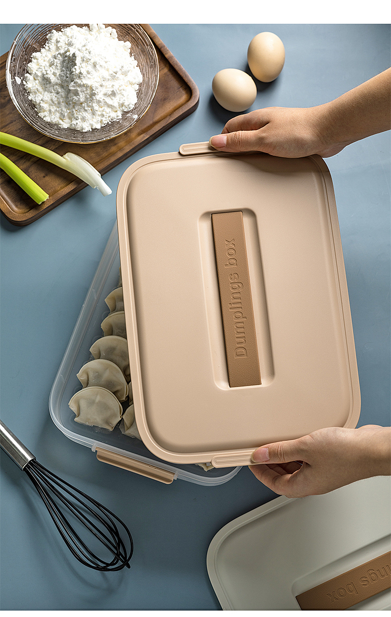 饺子保鲜盒 | 冰箱面点冷冻盒 饺子盒摄影 南京摄影