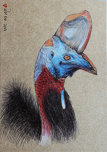 纯手绘明信片/新年祝福/圣诞贺卡/雪