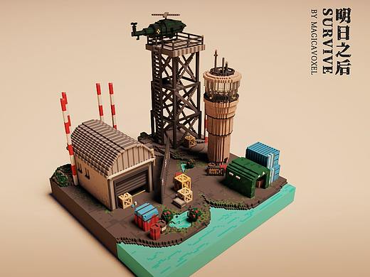 magicavoxel-明日之后（个人主页-ZMzE5NDQ0NzI=） - 其他三维 - 站酷设计师wisemiaoao原创素材 - 站酷ZCOOL