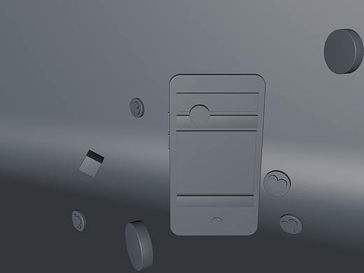 c4d手机模型