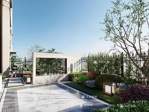 周五做的一波样板房院子景观