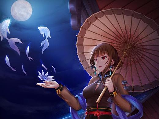 逸仙（個人主頁-ZMjkzODAwNzI=） - 游戲原畫 - 站酷設(shè)計(jì)師佬騎原創(chuàng)素材 - 站酷ZCOOL
