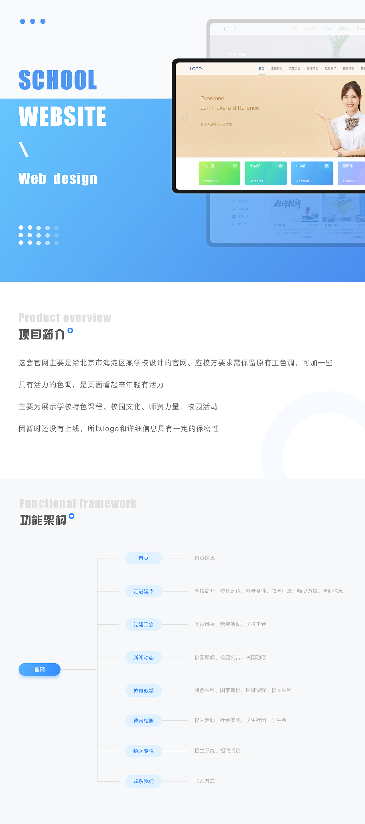 学校官网页面设计