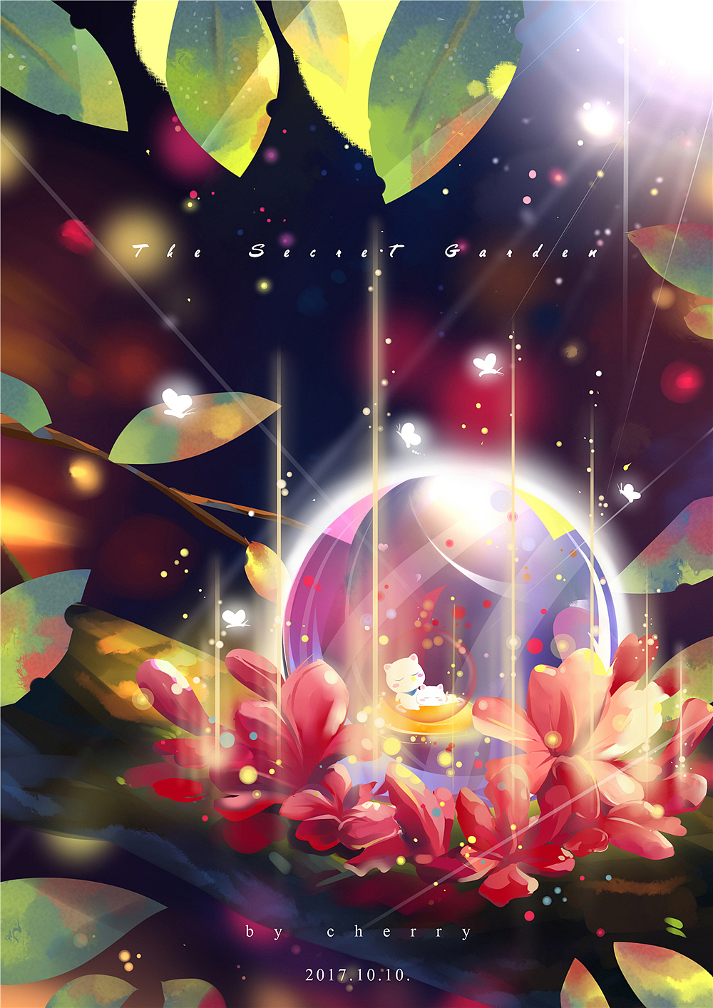 梦幻秘密花园（图ZOTM1NTIyNzY=） - 商业插画 - 站酷设计师是小米粒呀原创素材 - 站酷ZCOOL