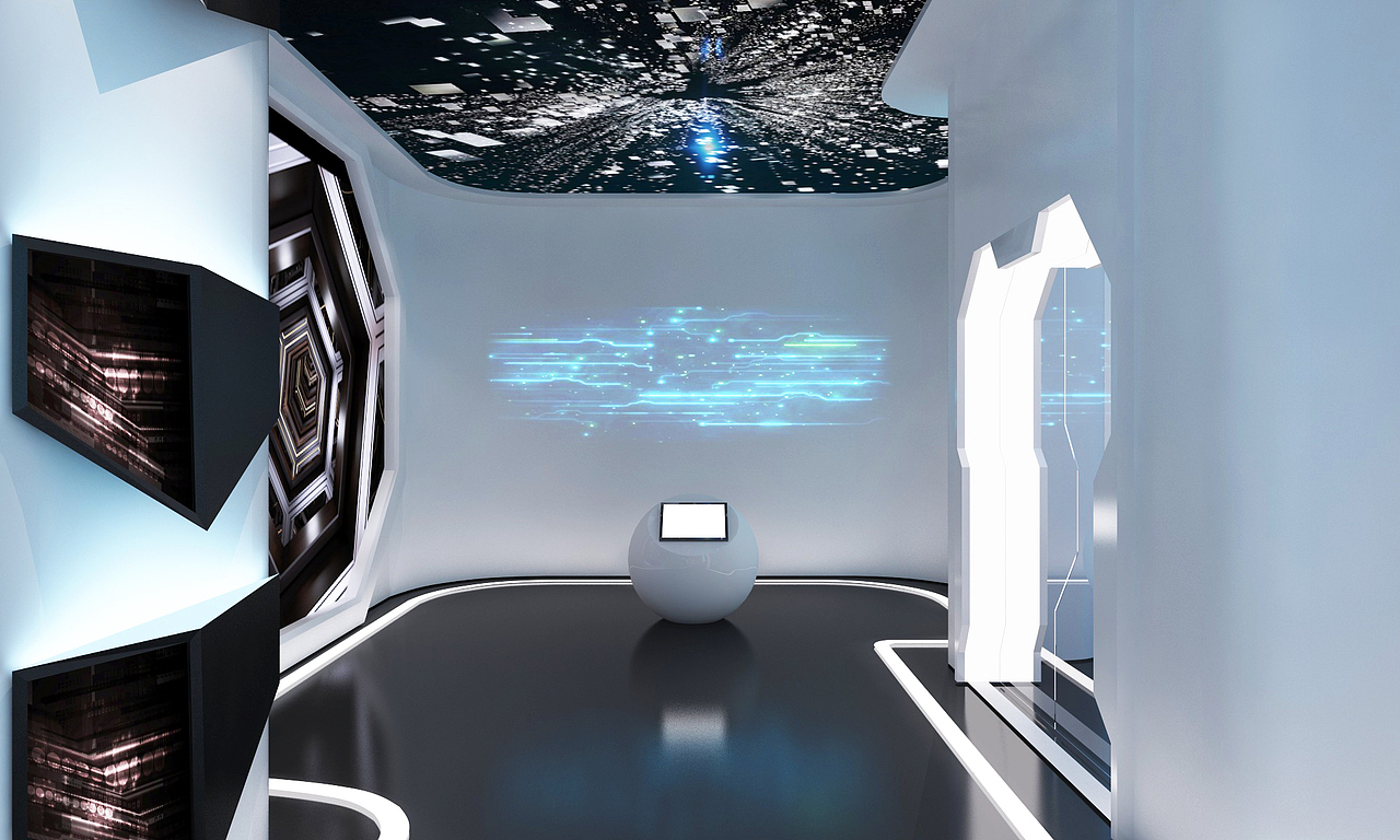 高科技展厅设计 电子展厅设计