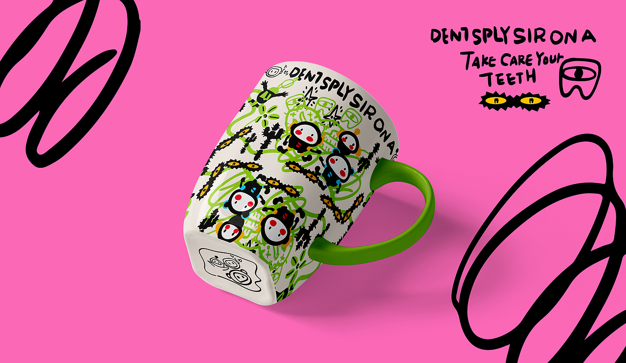 小心你的牙齿TAKE CARE YOUR TEETH/IP延展插画系列