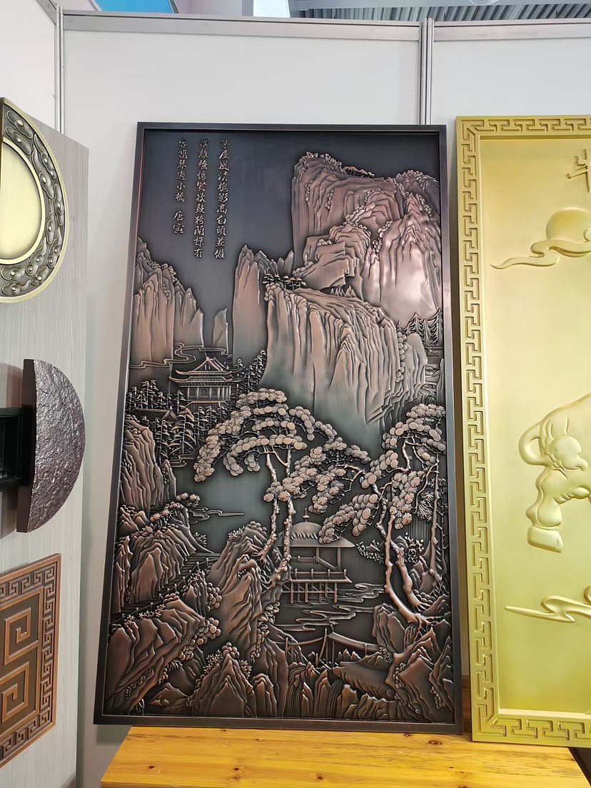 锻铜浮雕壁画紫铜雕塑黄铜浮雕壁画紫铜浮雕